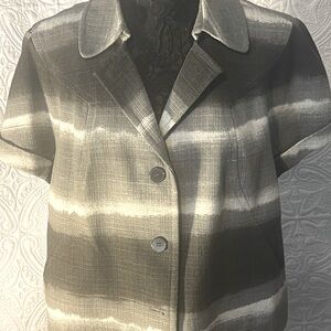 Jones, New York short sleeve blazer size 14w